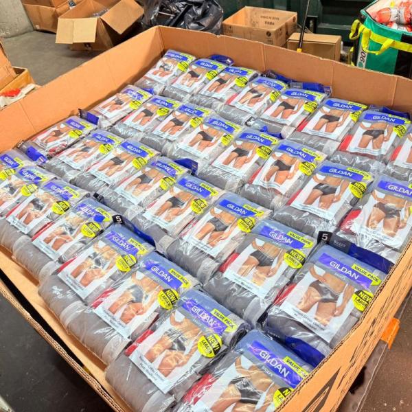 Bulk Lot of 300 Gildan Men's Briefs 5-Packs Mixed Colors MSRP $6000