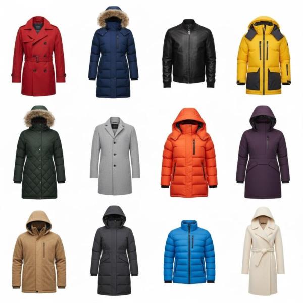 Bulk Lot of 50 Men's & Women's Winter Jackets