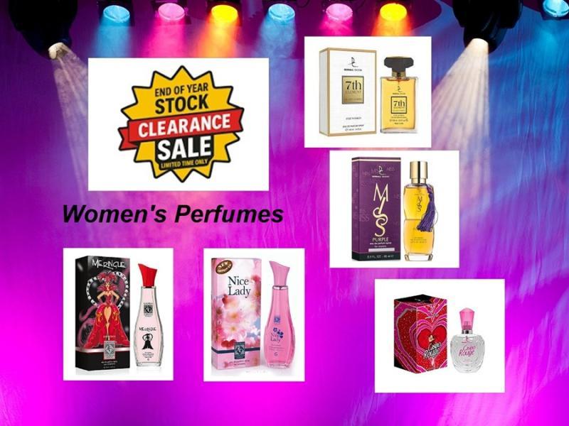 YEAR END OVERSTOCK Women's Designer Inspired Perfumes 40 pcs