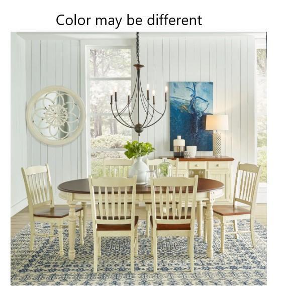 Furniture - Letizia Dining Table, Heritage Accent Chest, Braeeger Electric Fireplace - MSRP $3,119