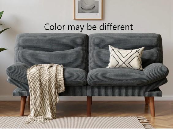 Furniture - Mercer41 Convertible Sofa Bed, Antoni Pedestal End Table, Brittnie Dining Chair - MSRP $2,870