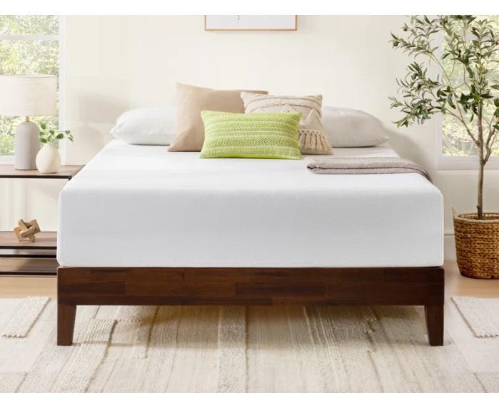 Housewares - 12" Plush Memory Foam Mattress, JINXX Coffee Table, Arpan 60" L-Shaped Executive Desk - MSRP $1,783