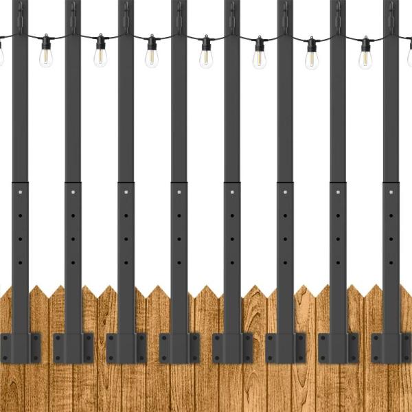 Home Improvement - Beizelte 8pk 2.8Fft Suspension Outdoor String Light Poles, FREEPOWER Flameless Candles -MSRP $14,904