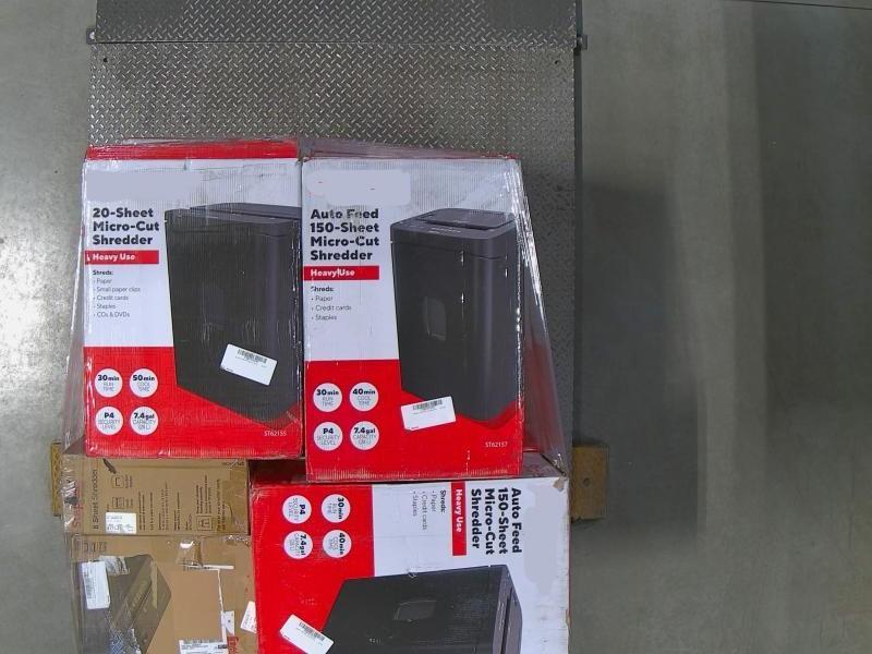 Electronics - Micro-Cut and Cross-Cut Multi-Media Shredders - MSRP $3,872