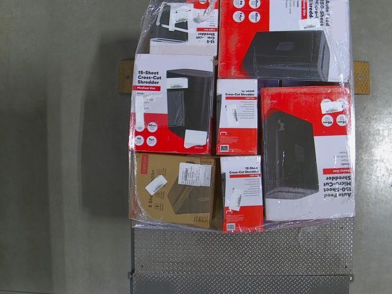 Electronics - Micro-Cut Multi-Media Shredders, Duet Projector Screen, Cross-Cut Personal Shredder - MSRP $2,942