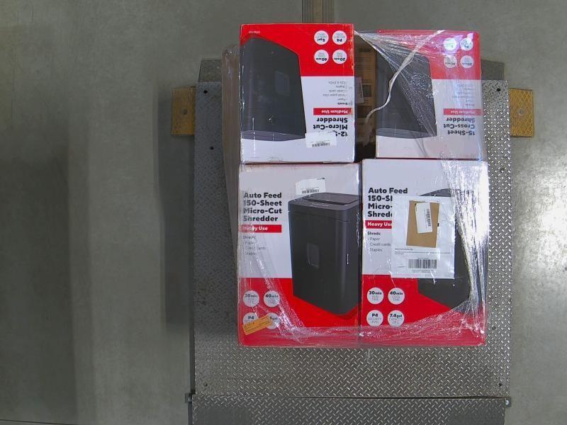 Electronics - Auto-Feed Multi-Media Shredders, Micro-Cut Anti-Jam Shredder, Keystone Dehumidifier - MSRP $2,736