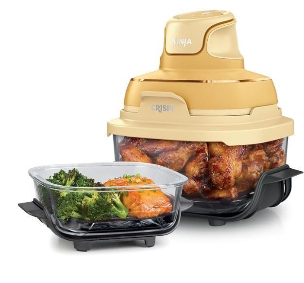 Ninja Crispi 4-in-1 Glass Air Fryer Cooking, Bowite Solar Lamp Post Light, Kenroy Home Floor Lamp - MSRP $1,319