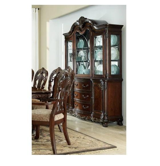 Truckload - Housewares - Audresha Dining Cabinet, 130.5" Wide Home Theater Row Seating, Dinning Table - MSRP $17,121