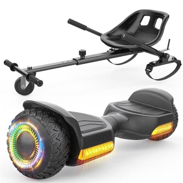 Gyroor Scooter w/Adjustable Seat Attachment 6.5", Agri-Fab 45-0547 185lb Tow-Behind Lawn Garden Spreader - MSRP $2,238