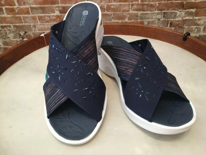 Designer Women's Comfortable Lightweight Slide Sandal By Bzees