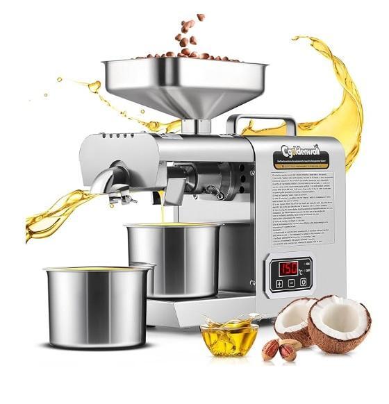 CGOLDENWALL Oil Press Machine, Frigidaire Nugget Ice Maker, EUHOMY 12 Volt Refrigerator, ABZ 5-Blade Fan - MSRP $2,496