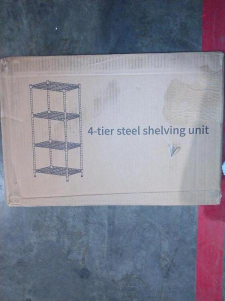 Unprocessed - AMZ LPNs - 4-Tier Shelving Unit, and More - MSRP $1,699