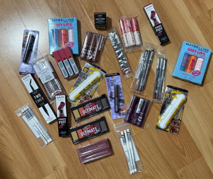 200 Assorted Maybelline & NYX Cosmetics | Brand-Name Makeup Lot