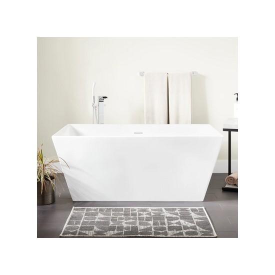 Signature Hardware SHHBFSRT5930AWH Soaking Bathtub - MSRP $2,149