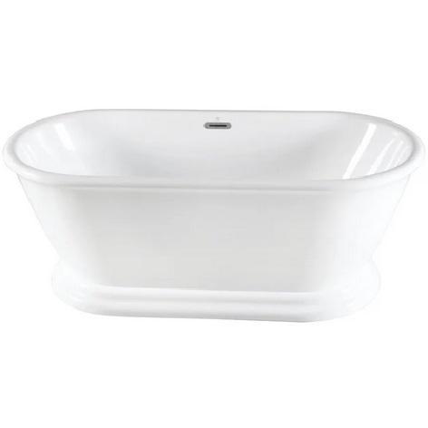 Kingston Brass VTDE713224 Soaking Bathtub - MSRP $2,180