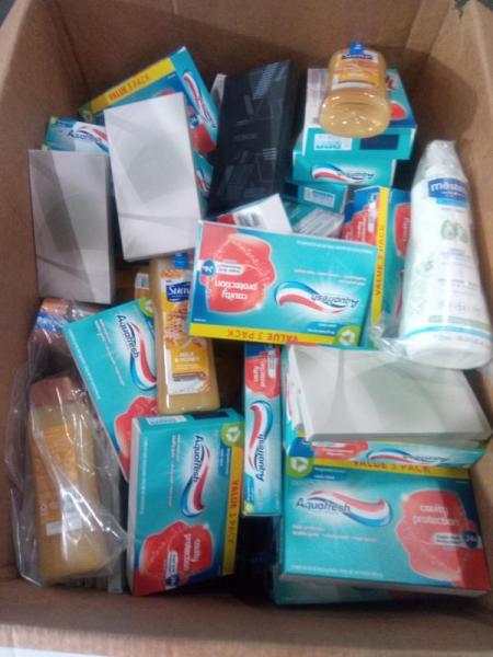 General Merchandise- Aquafresh Cavity Protection, Suave Essentials Gentle Body Wash, Eucerin Body Lotion  - MSRP $1,639