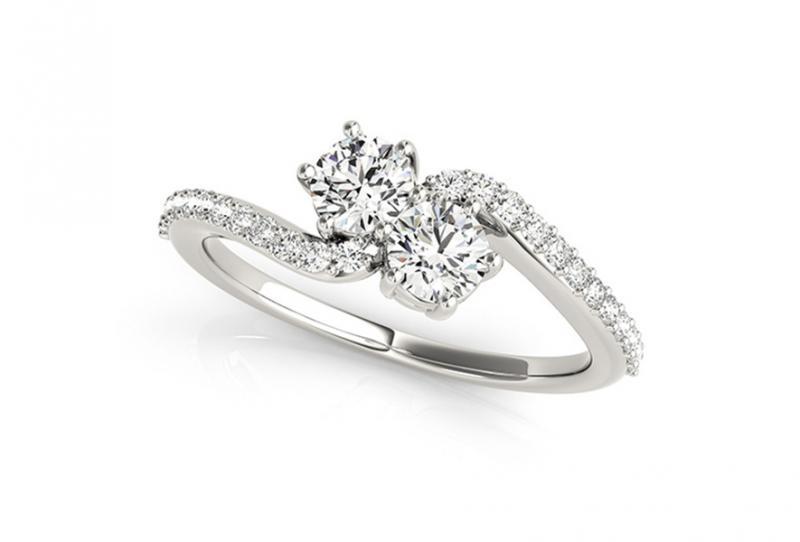 96 Unit of 18K Silver Plated Cubic Zirconia Rings