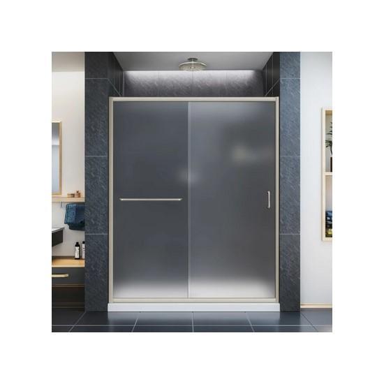 DreamLine SHDR-0960720-04-FR Frameless Sliding Shower Door - MSRP $619
