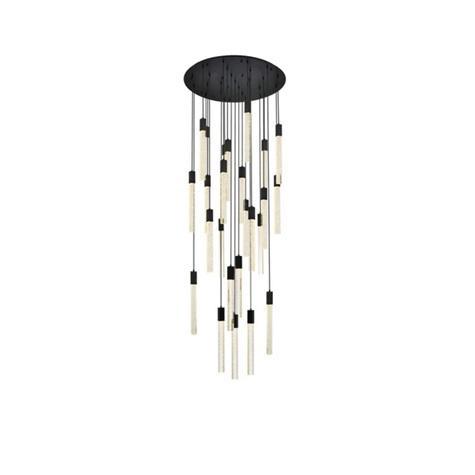 Elegant Lighting 2067G42BK Pendant - MSRP $3,784