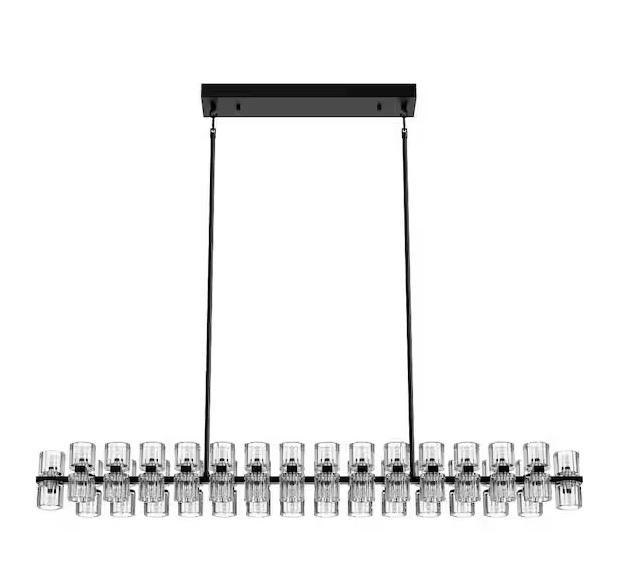 Lighting & Electrical - YANSUN 53in 60-Light Chandelier, StyleCraft, Lithonia Lighting, Juno, HALO - Est Retail $4,001