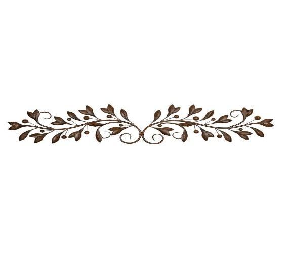 Home - Deco 79 Vine Sculpture Wall Decor, Rocking Chair Cushion, Stockton Curtain Rod Set - MSRP $1,325