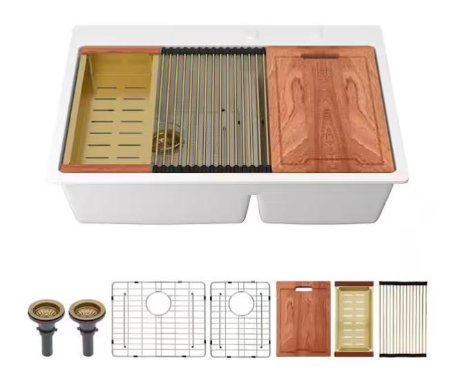 Plumbing- DELUXE DL LIVING, Simple Project,  Glacier Bay - Est Retail $1,743- 1plt