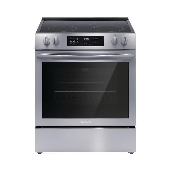 Salvage - Electrolux FCFE306CAW Slide-In Electric Range - MSRP $995