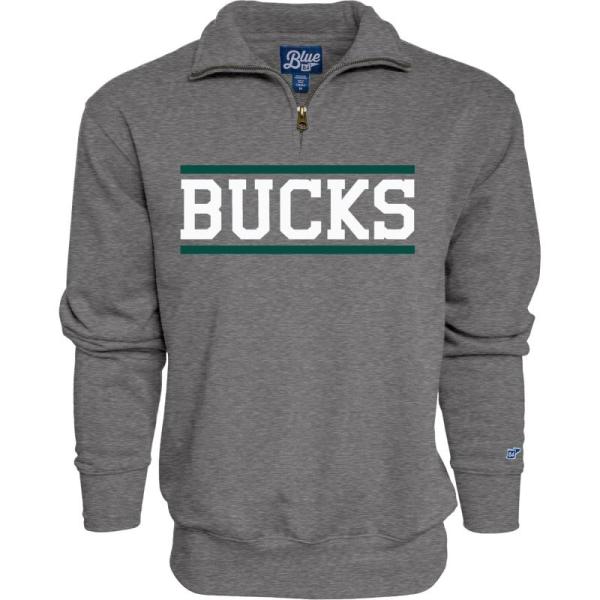 Sports- Bucks NBA Officially Licensed Quarter Zip Sweatshirt, Oakley Mens Beach Volley 16" Beachshort  - MSRP $11,315