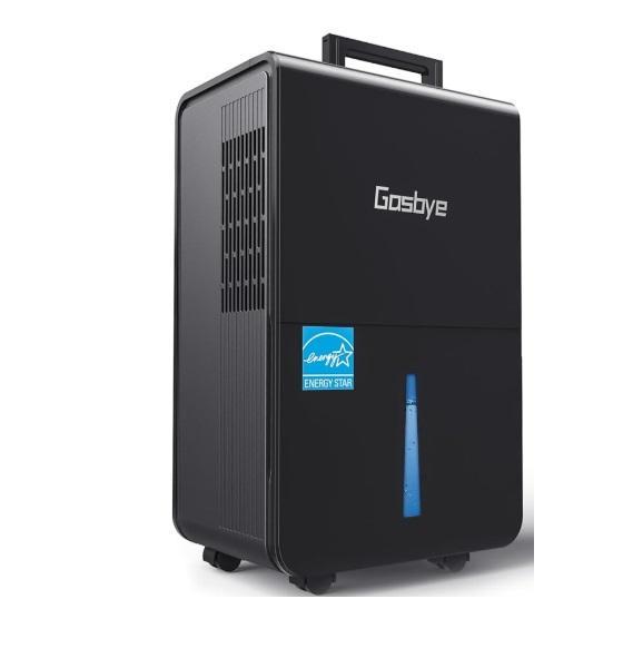 Gasbye 4500sq.ft. Energy Star Dehumidifier, COLAMY Upholstered Dining Chairs, Adamson Waterbed Cooler - MSRP $2,615