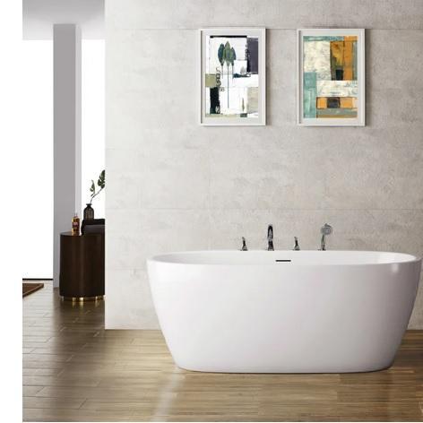 Miseno 254059-BAT-WH Acrylic Soaking Tub - MSRP $1,017