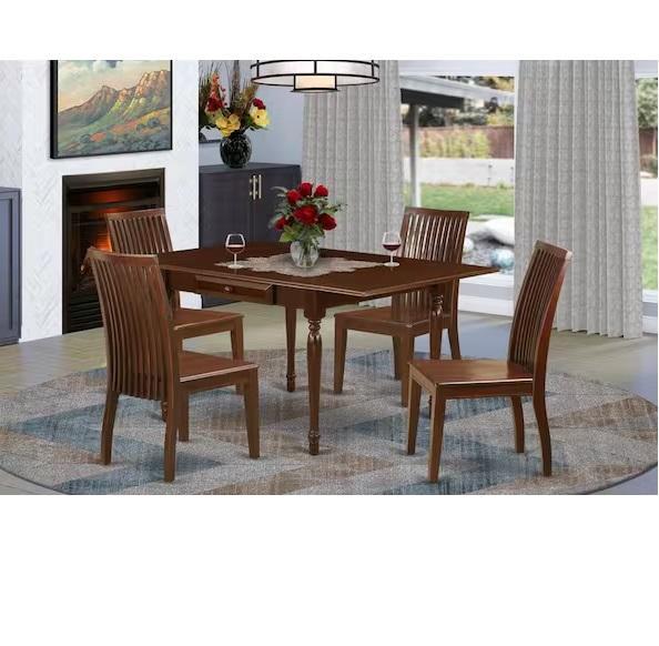 Home Decor - East West Furniture 5pc Dinning Room Set, GOJANE, Homy Casa, BYBLIGHT, Delta, HOMZENE - Est Retail $2,436