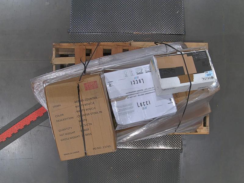 	Truckload - Housewares - Stockseth Fabric/Rubberwood/Cane Expandable 7pc Dining Set, Modern Raincan - MSRP $51,571