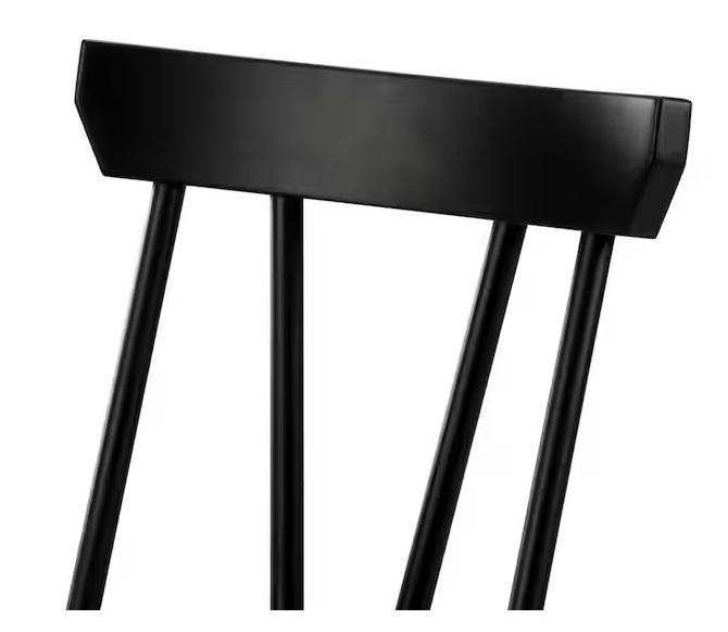 Home Decor - PLANK+BEAM Black Wood Windsor Dining Chairs, Poly & Bark Stool, YOFE, Comasach - Est Retail $1,887