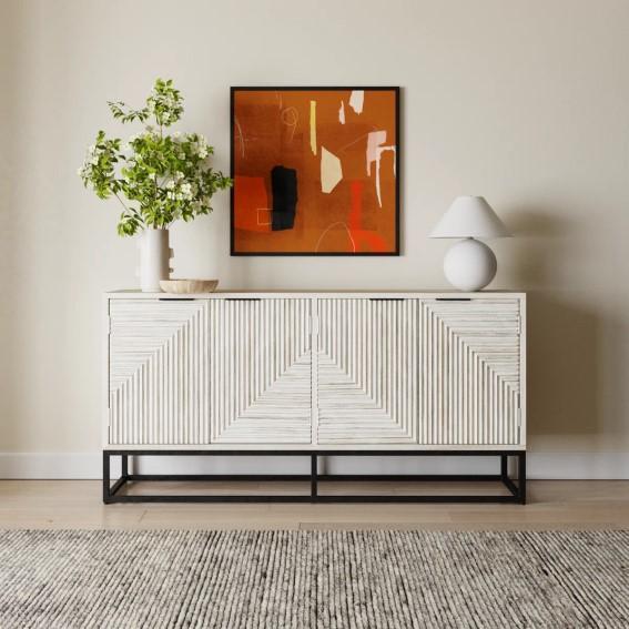TRUCKLOAD - Furniture - Keelah Sideboard, Cirq 6 Drawer Dresser, Elka Storage Coffee Table - MSRP $42,948