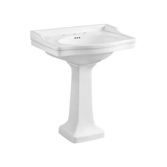 Kingston Brass VPB3308 Imperial Ceramic Pedestal Bathroom Sink - MSRP $621