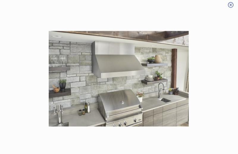 Zephyr Outdoor Range Hood - MSRP $2,799