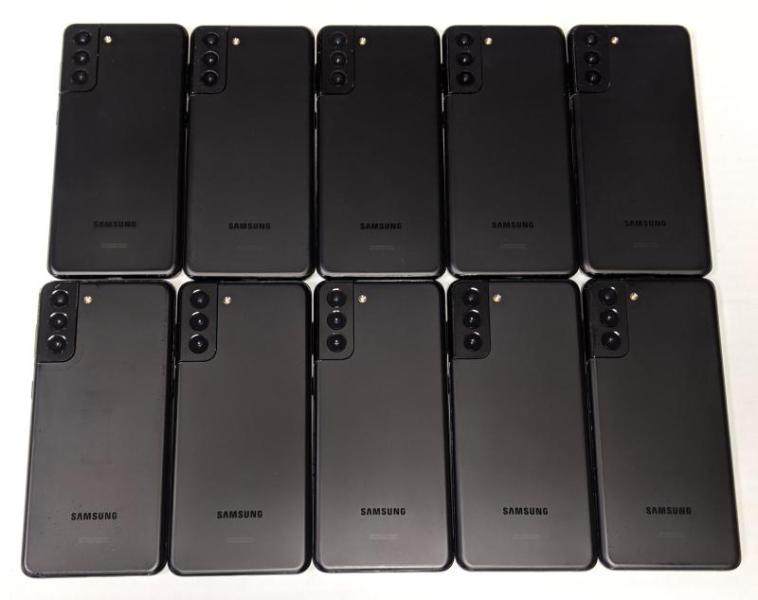 Samsung Galaxy S21+, 128GB, Unlocked, 9 Units, Refurb, MSRP $9,000