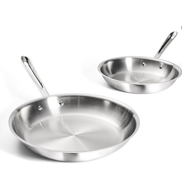 All-Clad D3 3-Ply Stainless Steel Fry Pan Set, Acquaer 1/2HP Shallow Well Jet Pump, GYIIYUO TV Stand - MSRP $1,565