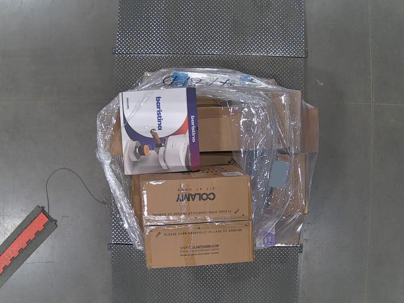 Philips Baristina Espresso Machine, COLAMY Upholstered Dining Chairs, Ninja Crispi Pro Glass Air Fryer - MSRP $2,515