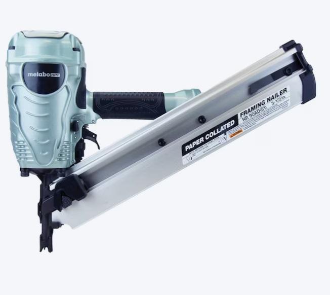 Metabo HPT 3-1/2-in 30-Degree Pneumatic Clip head/Roundhead Framing Nailer, Style Selections Rocking Chair -MSRP $2,887