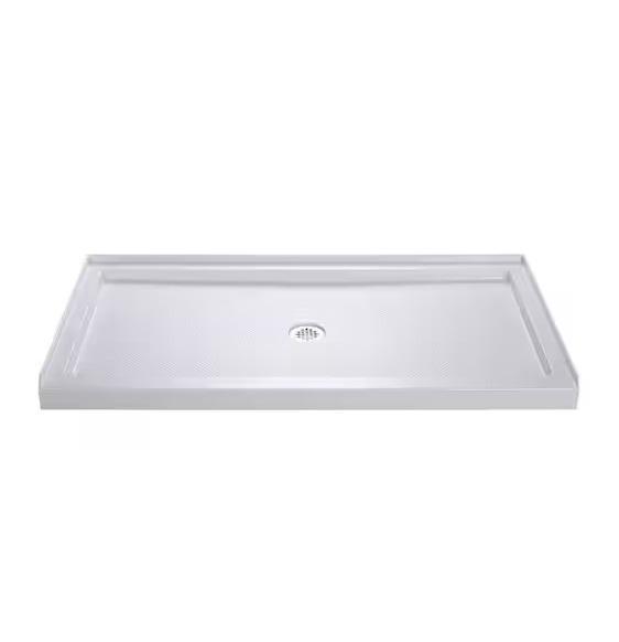 Kitchen & Bath - DreamLine SlimLine Threshold Alcove Shower Pan Base, Threshold Shower Pan Base - Est Retail $2,852