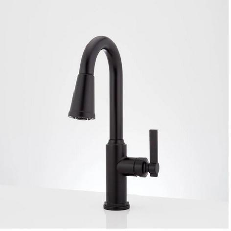 Signature Hardware SHXCGF137MB Pull Down Bar Faucet - MSRP $490