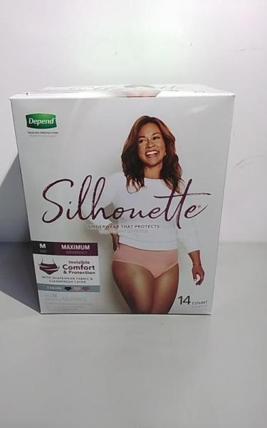 Health and Beauty - Depend Silhouette Adult Incontinence Underwear for Women - MSRP $1,720