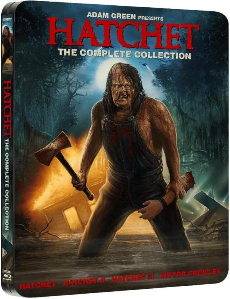 DVD- Hatchet: The Complete Collection Limited Edition Steelbook [Blu-ray], Red Dawn (Steelbook) - MSRP $3,070