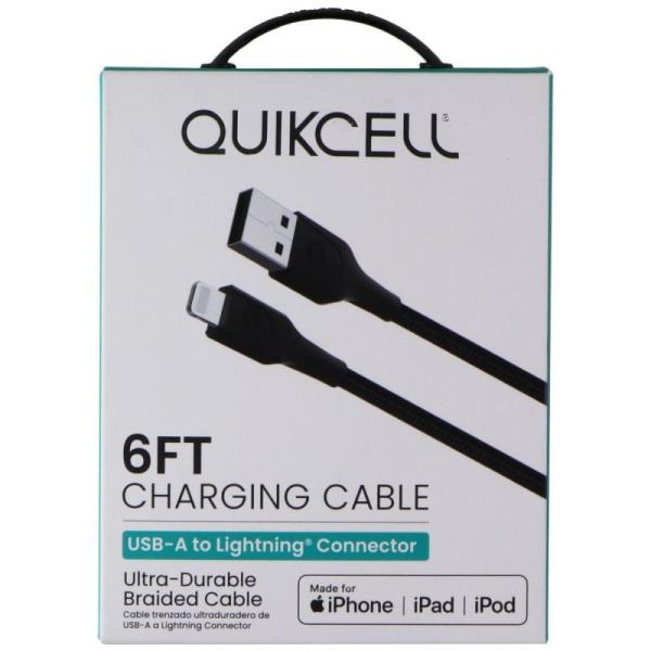 Quikcell 10ft USB-A to Lightning 8-Pin Cable