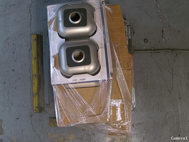 Style Selections Cauley 48in Single Sink Vanity, SINKOLOGY Austen Farmhouse Apron Fireclay Sink, Kichler - MSRP $3,021