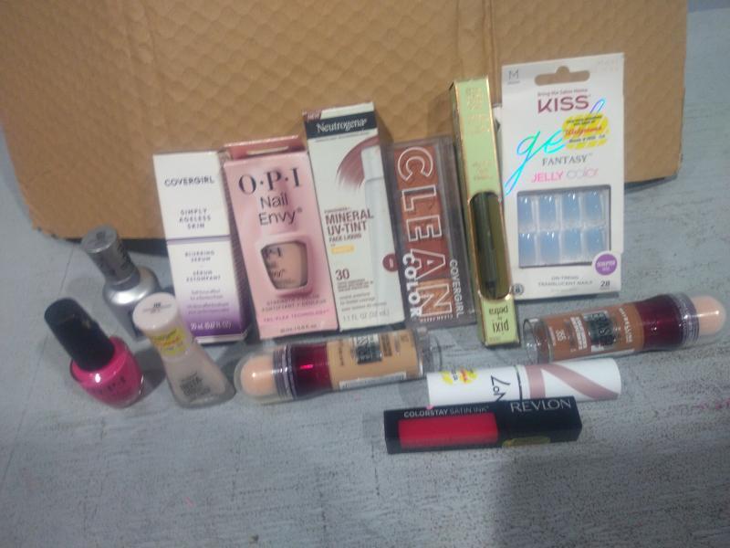 Cosmetics - L'Oreal Paris, Revlon, Milani, Maybelline, Conair, Sally Hansen, e.l.f., KISS, LA Colors - MSRP $614