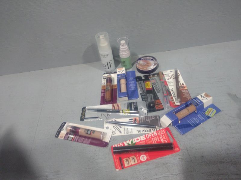 Cosmetics - Covergirl, L'Oreal Paris, Neutrogena, Maybelline, NYX, Revlon, Milani, e.l.f. - MSRP $1,719