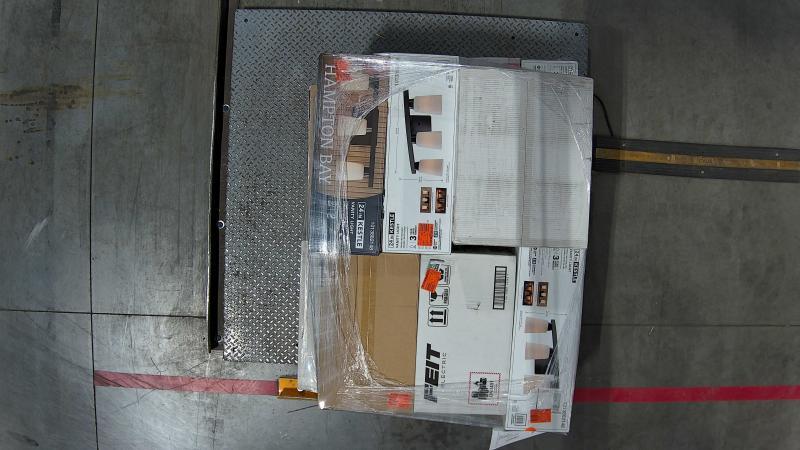 Lighting & Electrical - HDC Knollwood 17-1/2in 3-Light Chandelier, Feit Electric, Hampton Bay - Est Retail $1,189