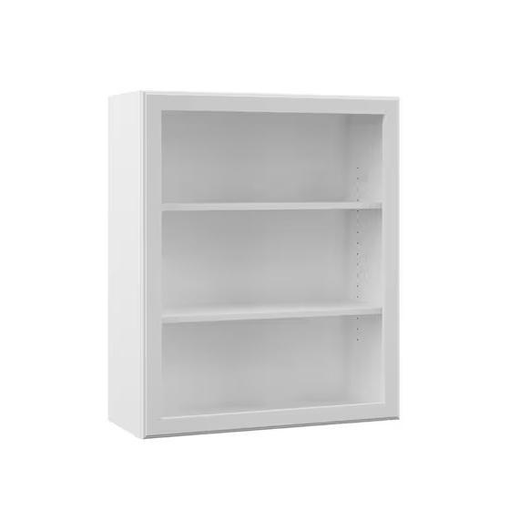 Doors & Windows - Hampton Bay Raised Panel Open Shelf Wall Kitchen Cabinet, OutSunny Greenhouse - Est Retail $942